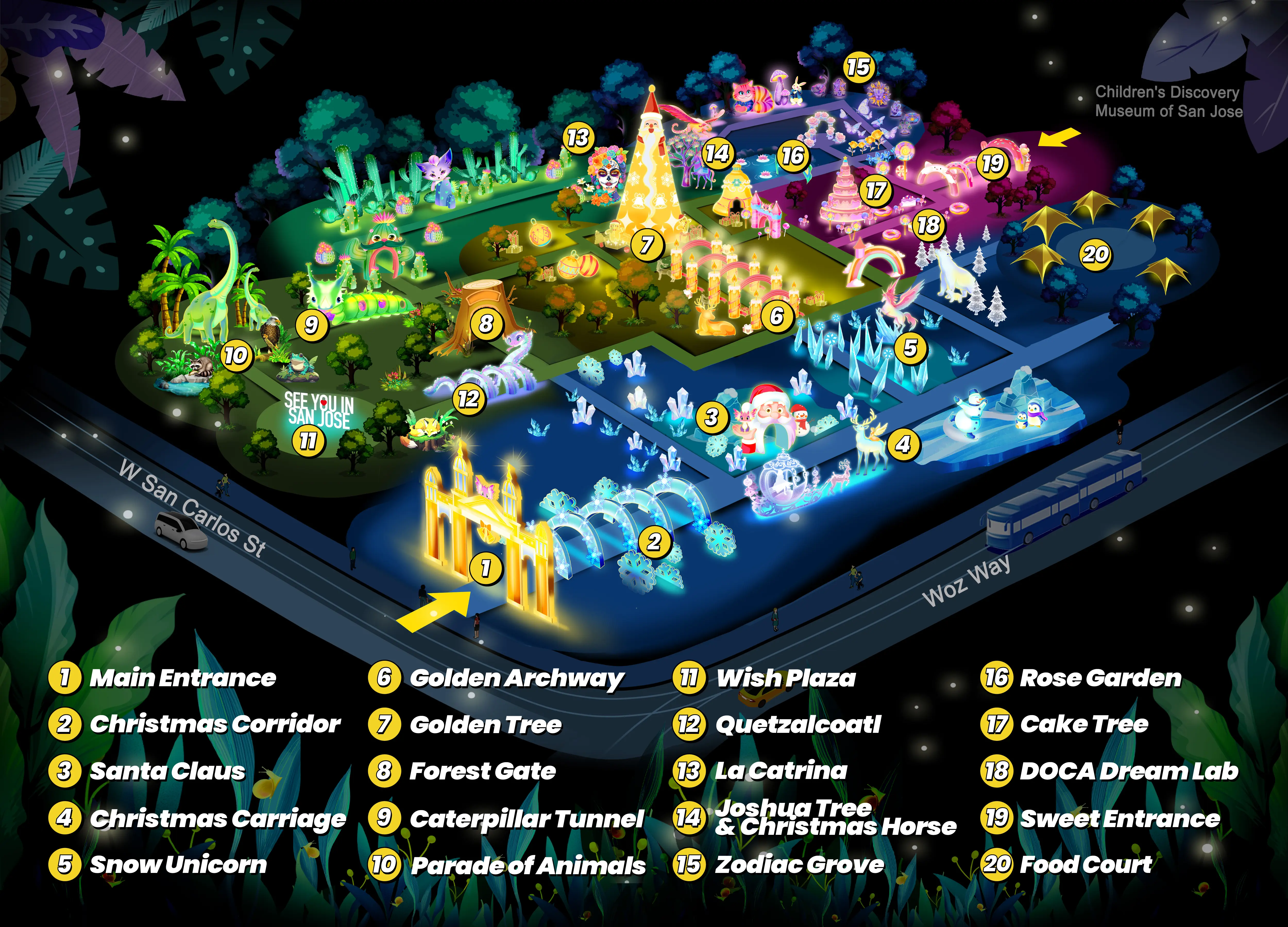 San Jose holiday lights